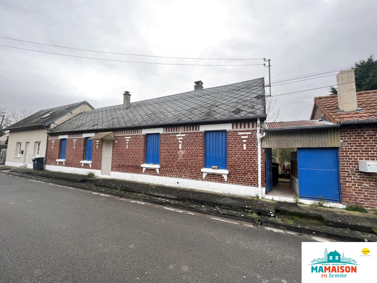 Immo80 – L'immobilier à Amiens et dans la Somme-Exclusivité, à Bonnay (80800), vente d’un ensemble immobilier composé de 2 logements dont...