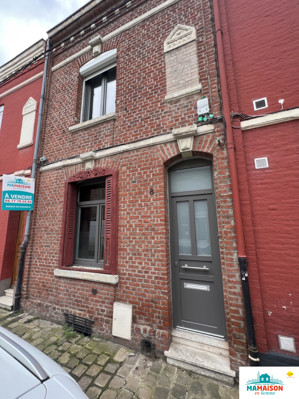 Immo80 – L'immobilier à Amiens et dans la Somme-Exclusivité, Amiens quartier St-Acheul, Amiénoise, 78 m2, 3 chambres, cour, cave.