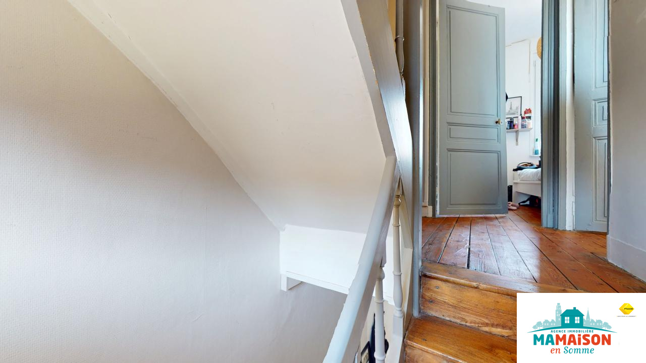 Immo80 – L'immobilier à Amiens et dans la Somme-Exclusivité, Amiens quartier St-Acheul, Amiénoise, 78 m2, 3 chambres, cour, cave.