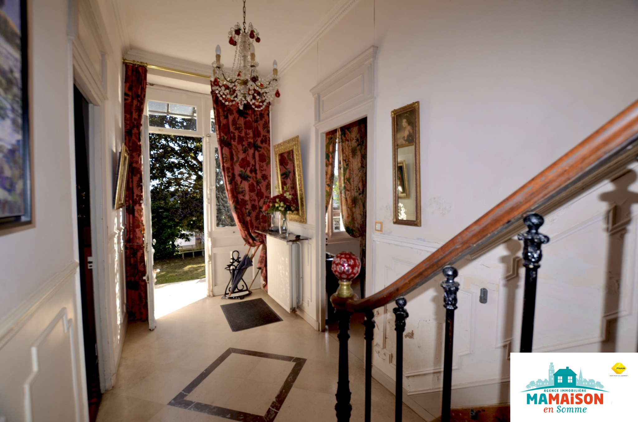 Immo80 – L'immobilier à Amiens et dans la Somme-Charmante Maison de Maitre de 194 m2