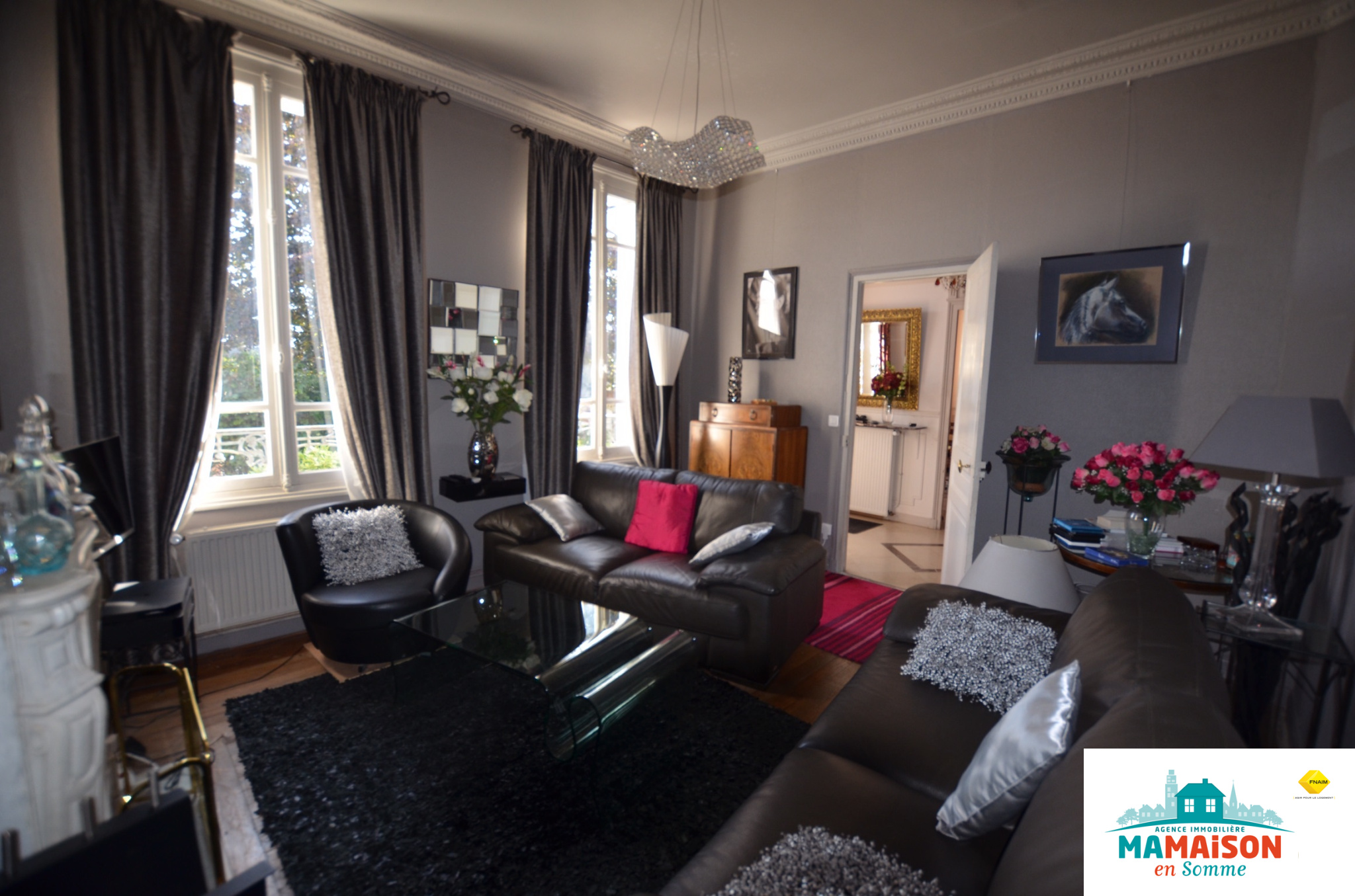 Immo80 – L'immobilier à Amiens et dans la Somme-Charmante Maison de Maitre de 194 m2