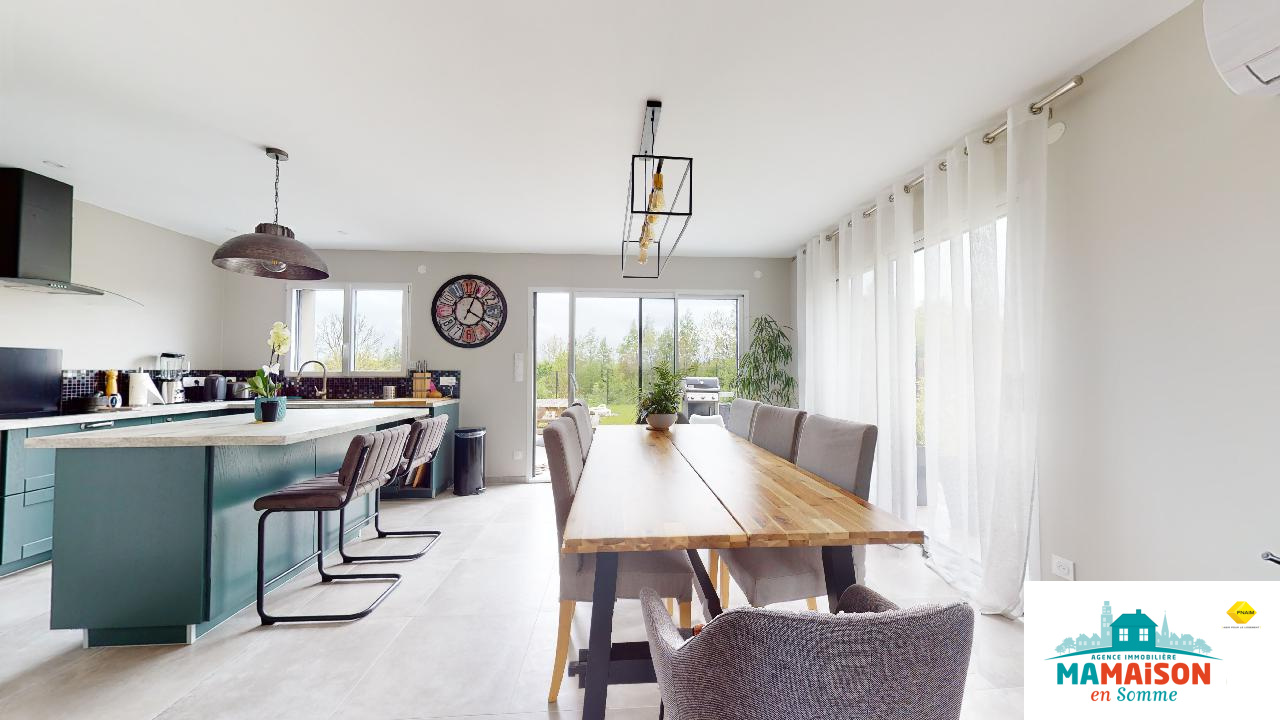 Immo80 – L'immobilier à Amiens et dans la Somme-Maison contemporaine basse consommations 109 m2