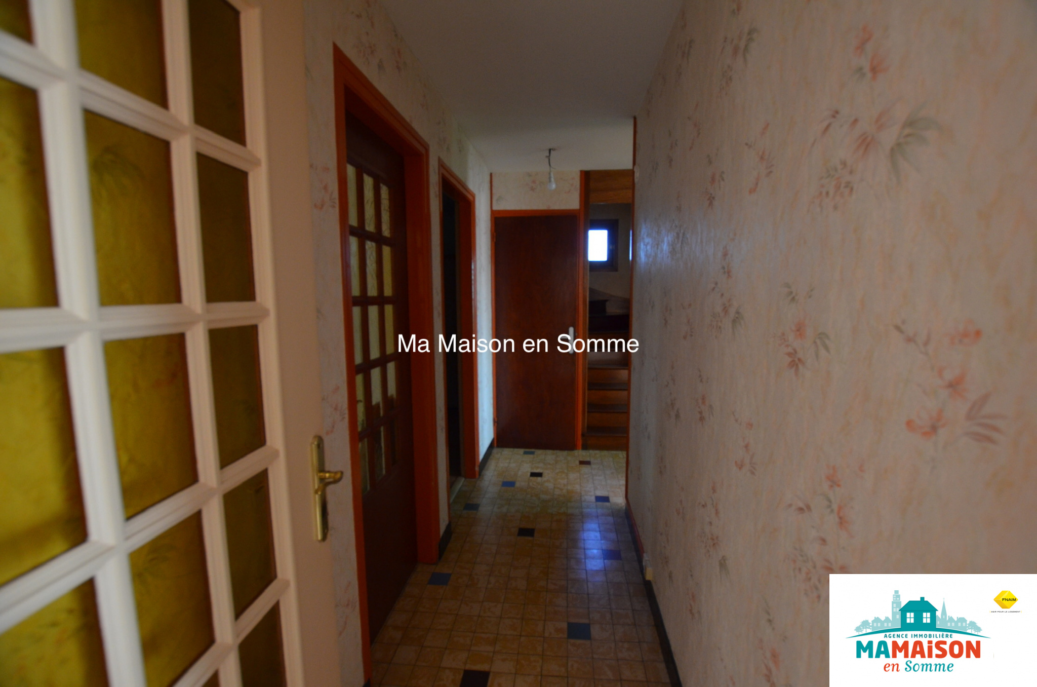 Immo80 – L'immobilier à Amiens et dans la Somme-Maison semi jumelée  en briques sur sous sol