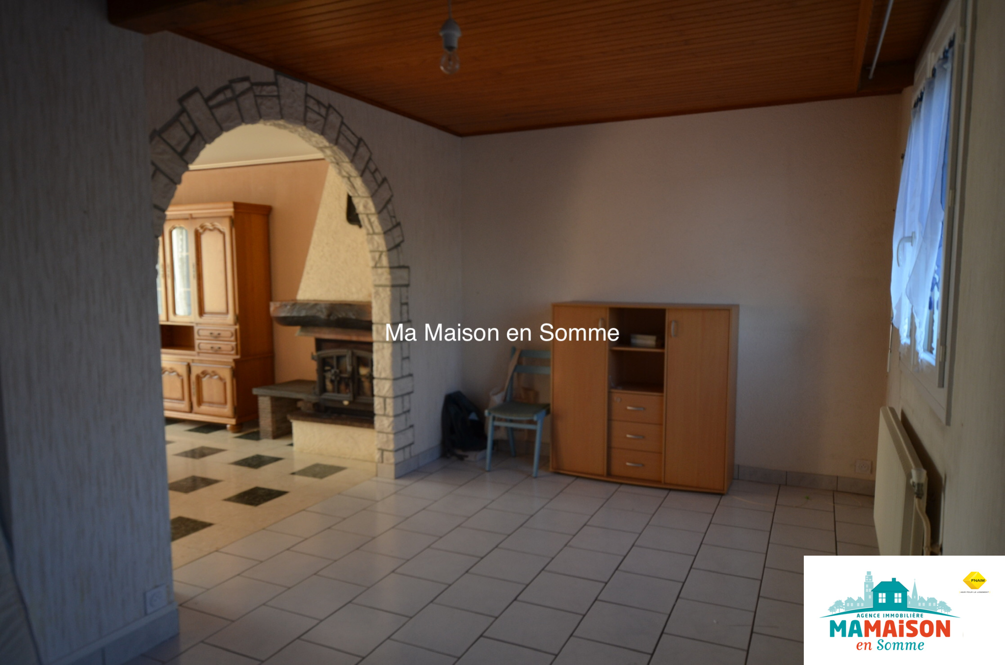 Immo80 – L'immobilier à Amiens et dans la Somme-Maison semi jumelée en briques sur sous sol