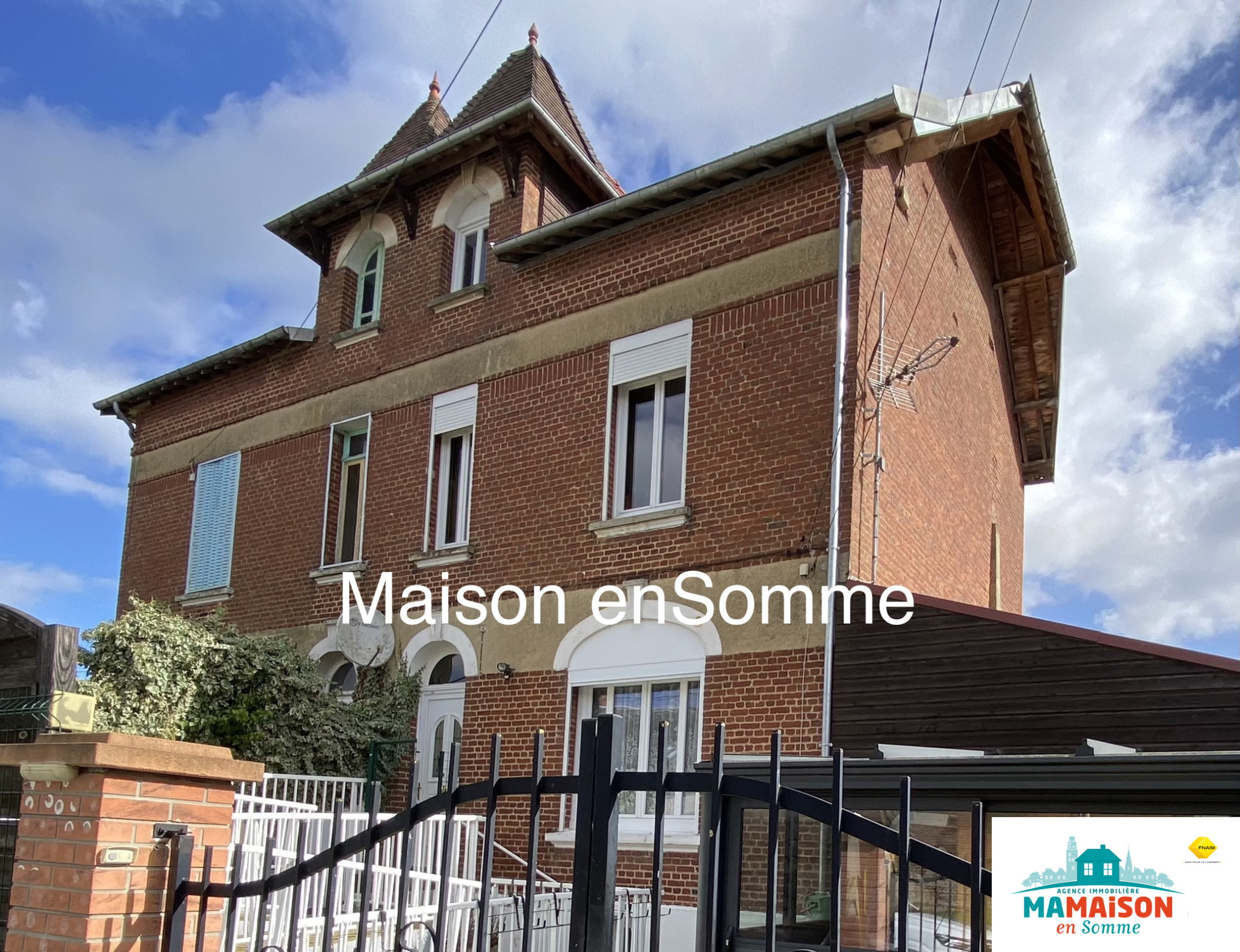 Immo80 – L'immobilier à Amiens et dans la Somme-Maison 75m2 2 chambres jardin studio atelier