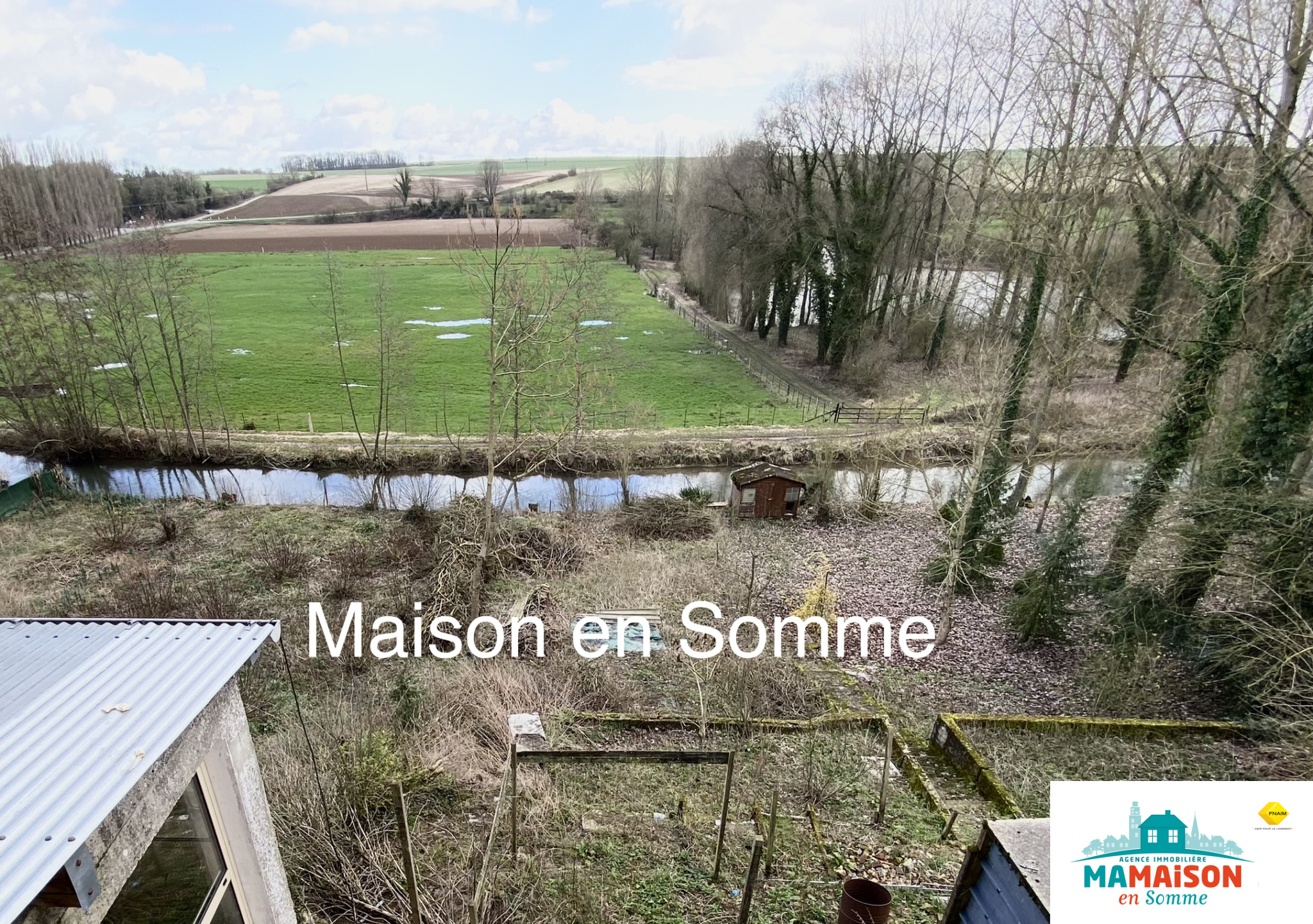 Immo80 – L'immobilier à Amiens et dans la Somme-Maison 75m2 2 chambres jardin studio atelier