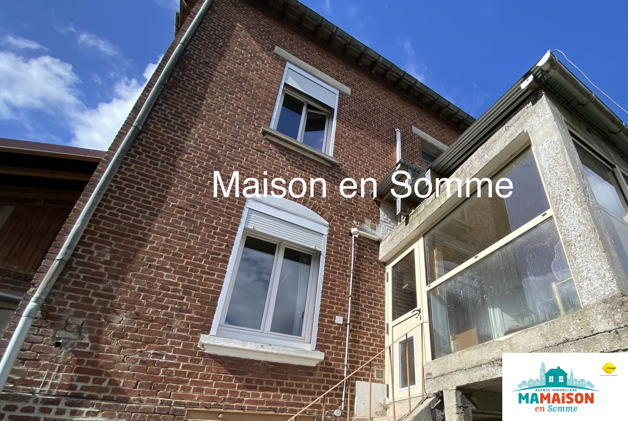 Immo80 – L'immobilier à Amiens et dans la Somme-Maison 75m2 2 chambres jardin studio atelier