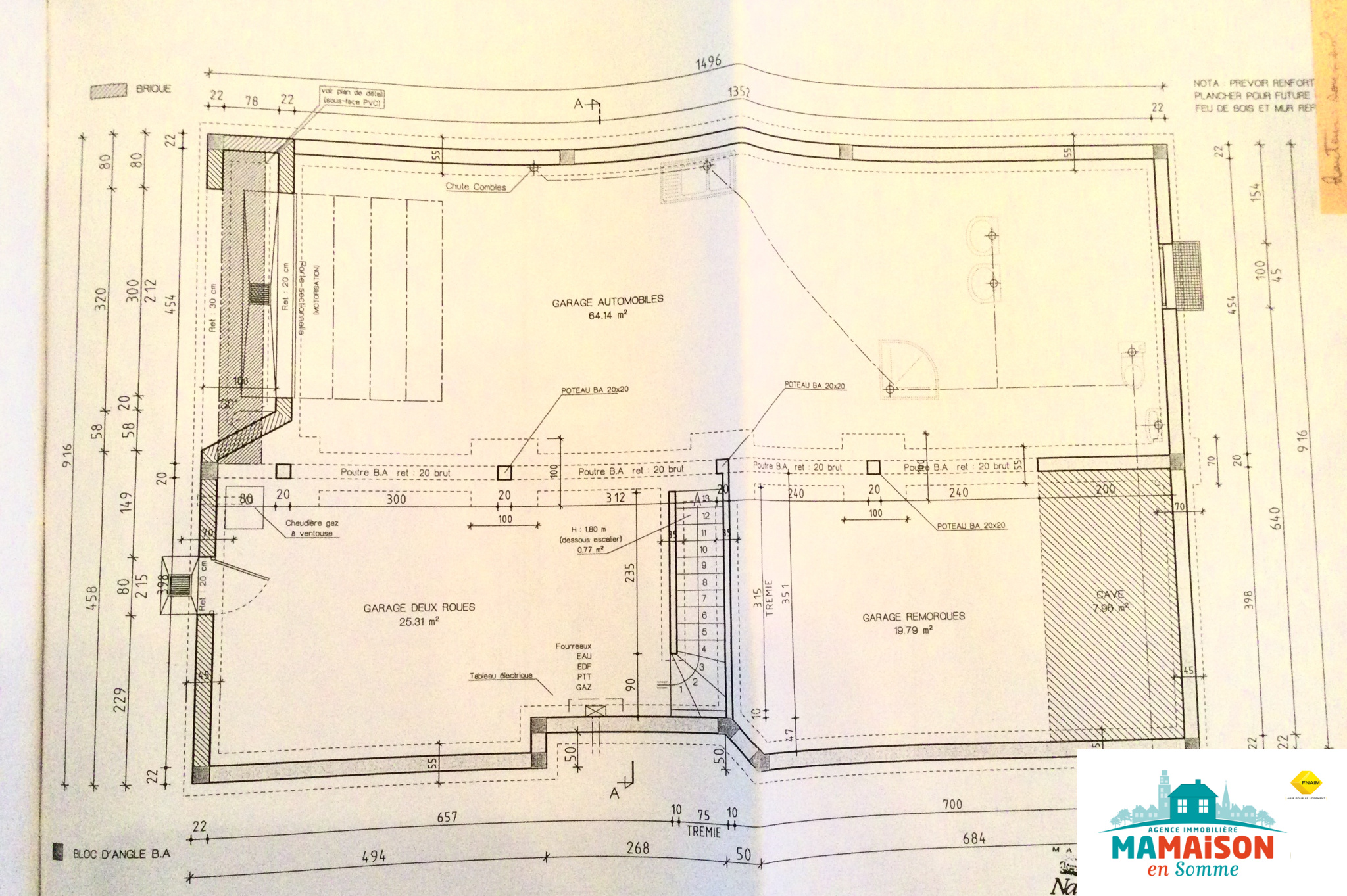 Immo80 – L'immobilier à Amiens et dans la Somme-Grand Pavillon sur sous sol achevé en 2008 Amiens Métropole Est