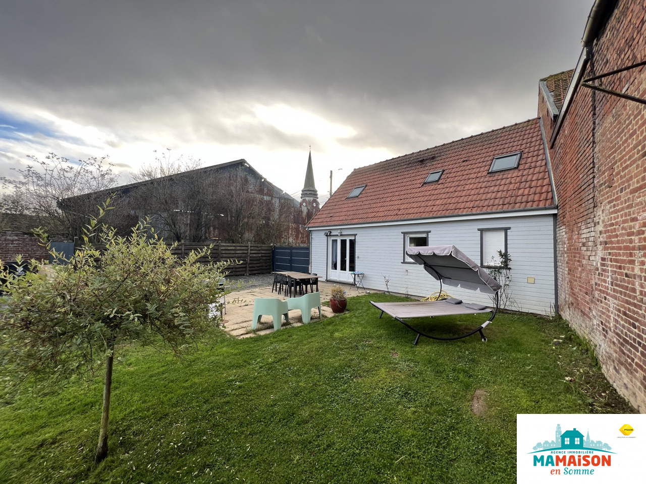 Immo80 – L'immobilier à Amiens et dans la Somme-Exclusivité, Dernancourt (80300), maison avec autonomie de plain pied, 3 chambres.