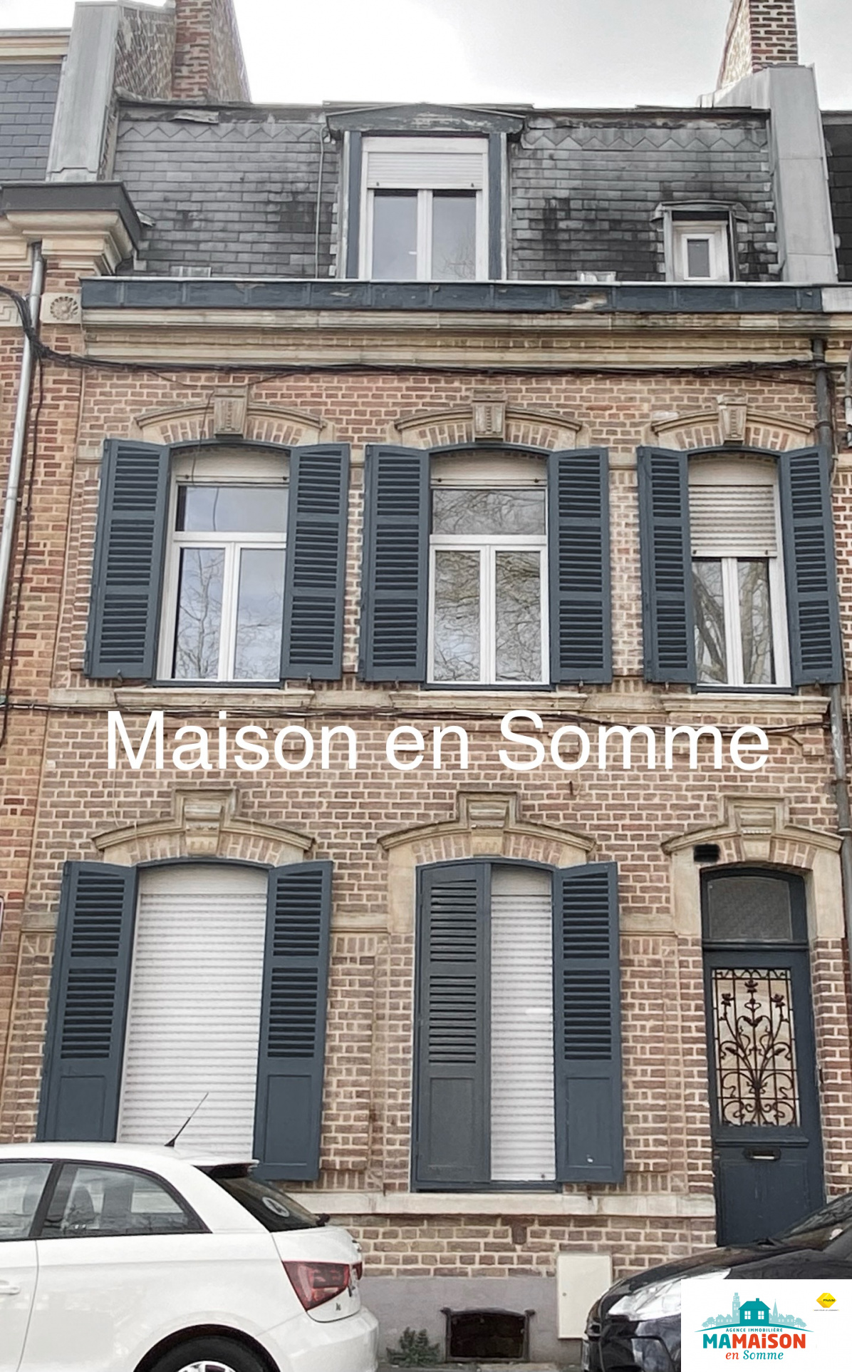 Immo80 – L'immobilier à Amiens et dans la Somme-MAISON 4 CHAMBRES 2 SDB COUR CAVE